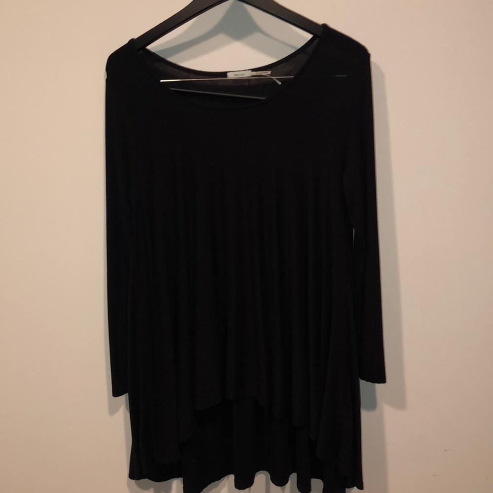 High low long sleeve t shirt